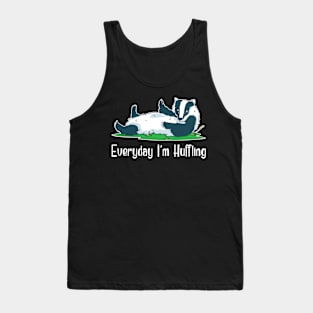 FUNNY STATEMENT: Everyday I&#39;m Huffling Bager gift Tank Top